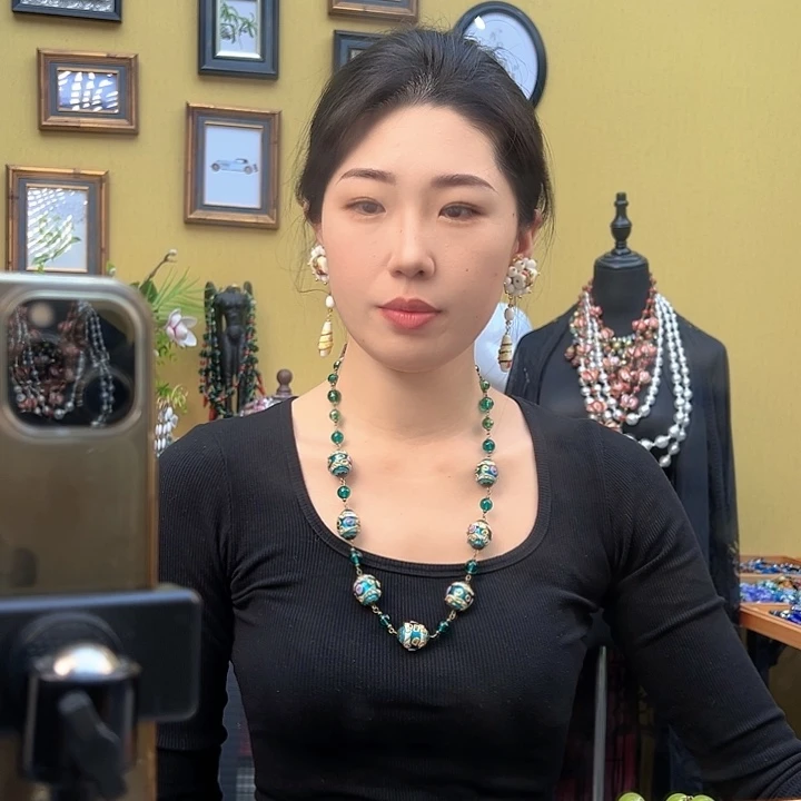 琉璃颈饰嘉*编号300 项链