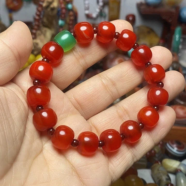 玛瑙/玉髓未镶嵌手链