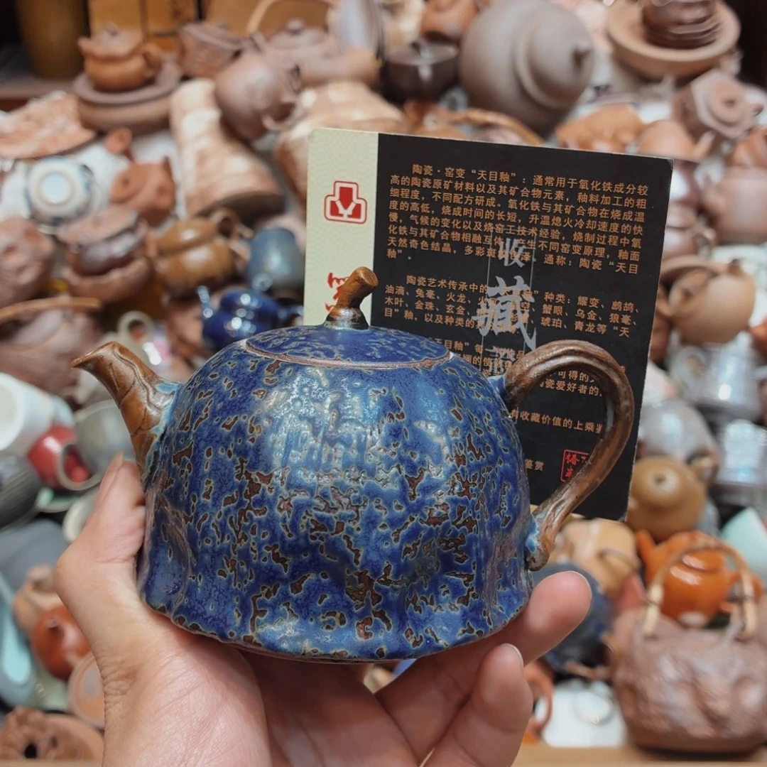 柴烧老岩泥高温茶器皿