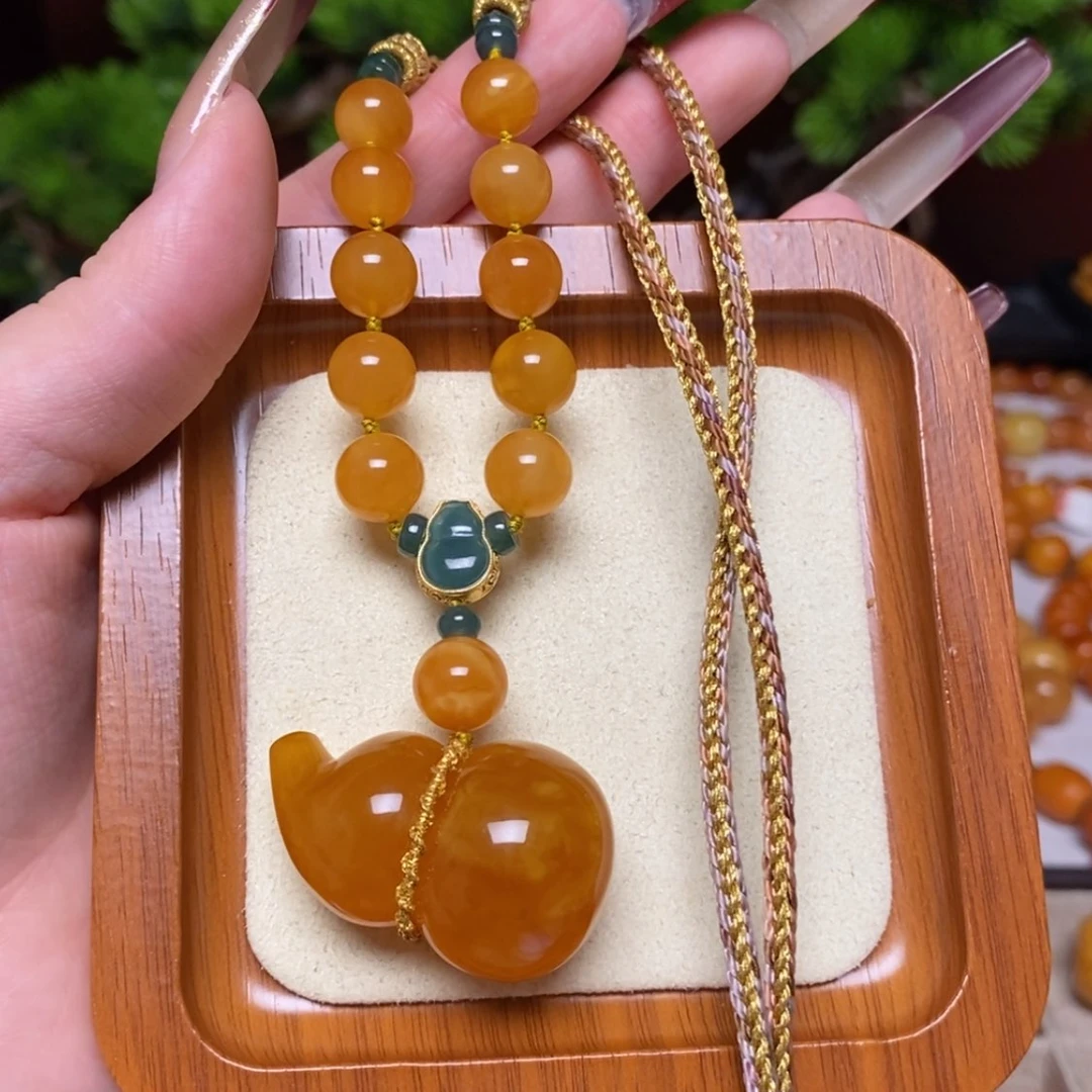 【闪购商品】蜜蜡颈饰未镶嵌项链