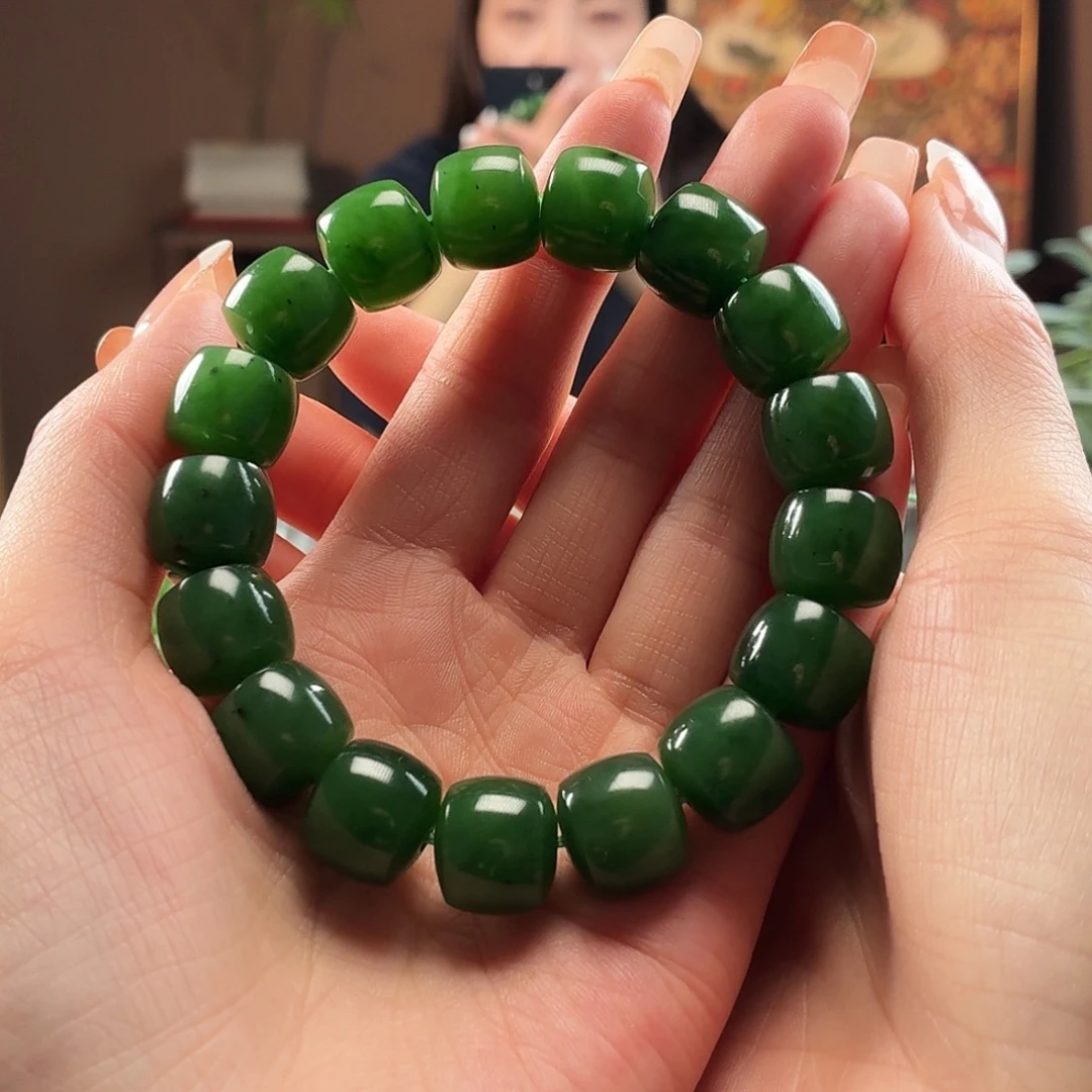 和田玉未镶嵌吊坠(不含链)碧玉卡14