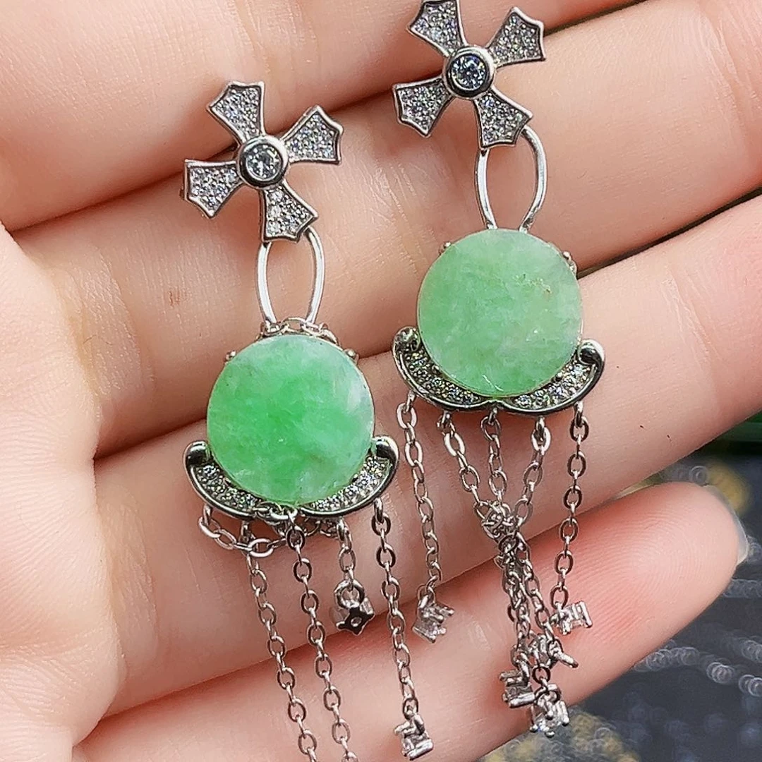 颈饰银S925镶嵌翡翠多样性