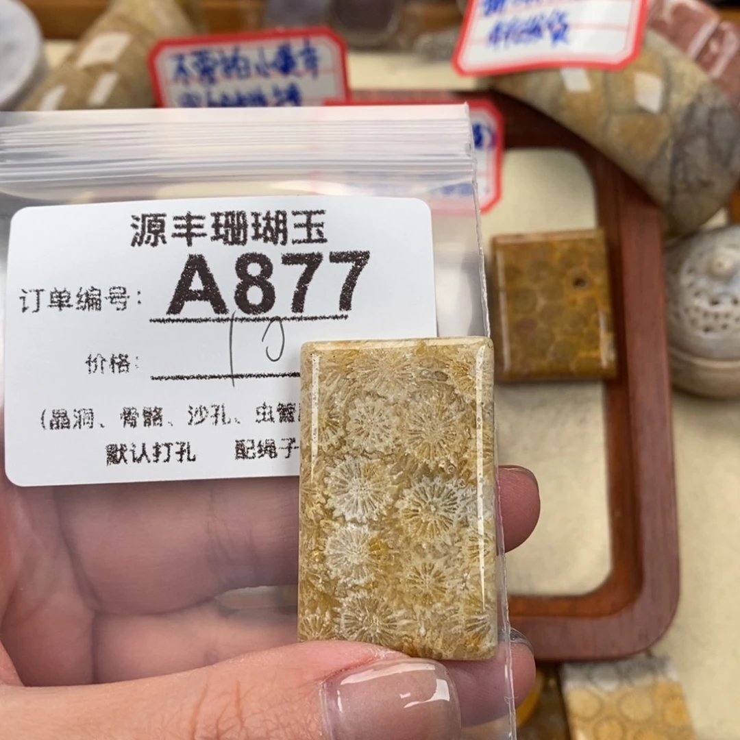 硅化玉颈饰未镶嵌用****4