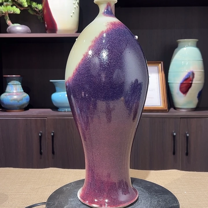 田***陶钧瓷鱼高瓶12345567