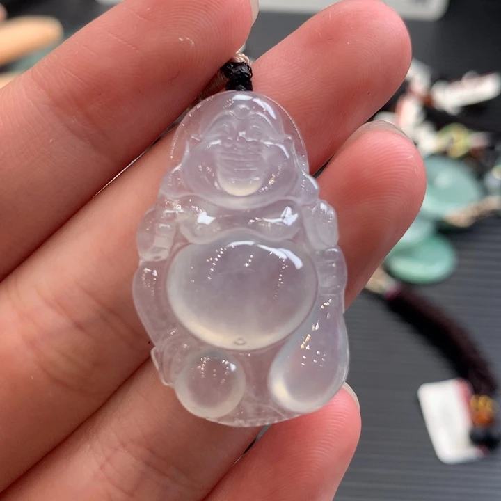 翡翠18K金镶嵌颈饰翡翠