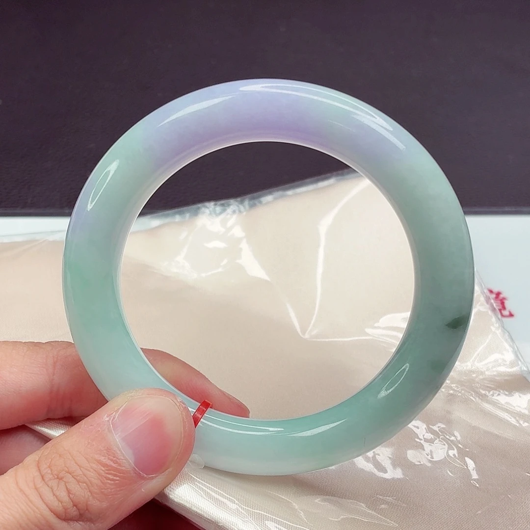 翡翠未镶嵌手镯59圈口