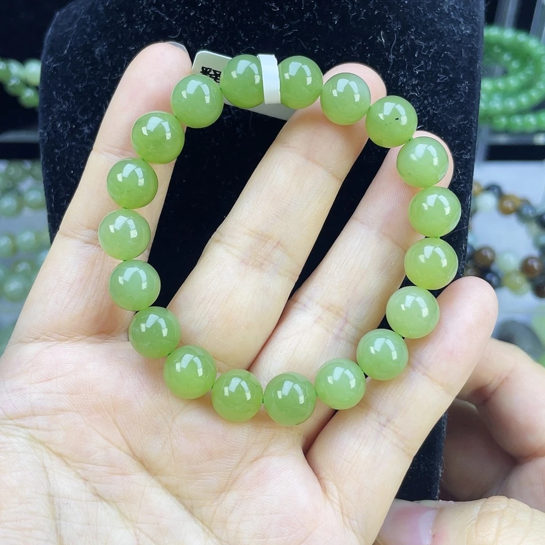 和田玉未镶嵌手链009