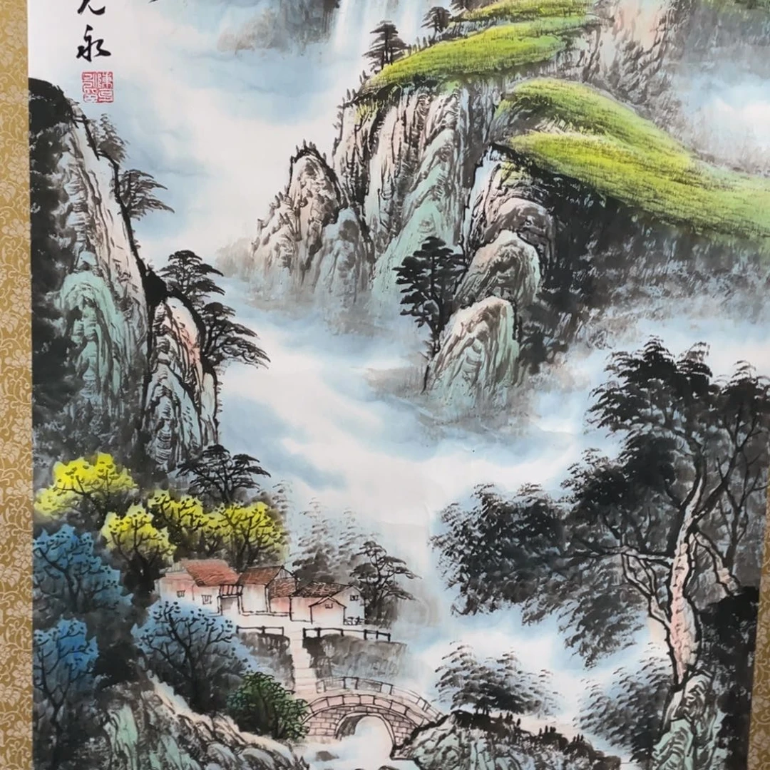 国画老师手笔手绘作品w