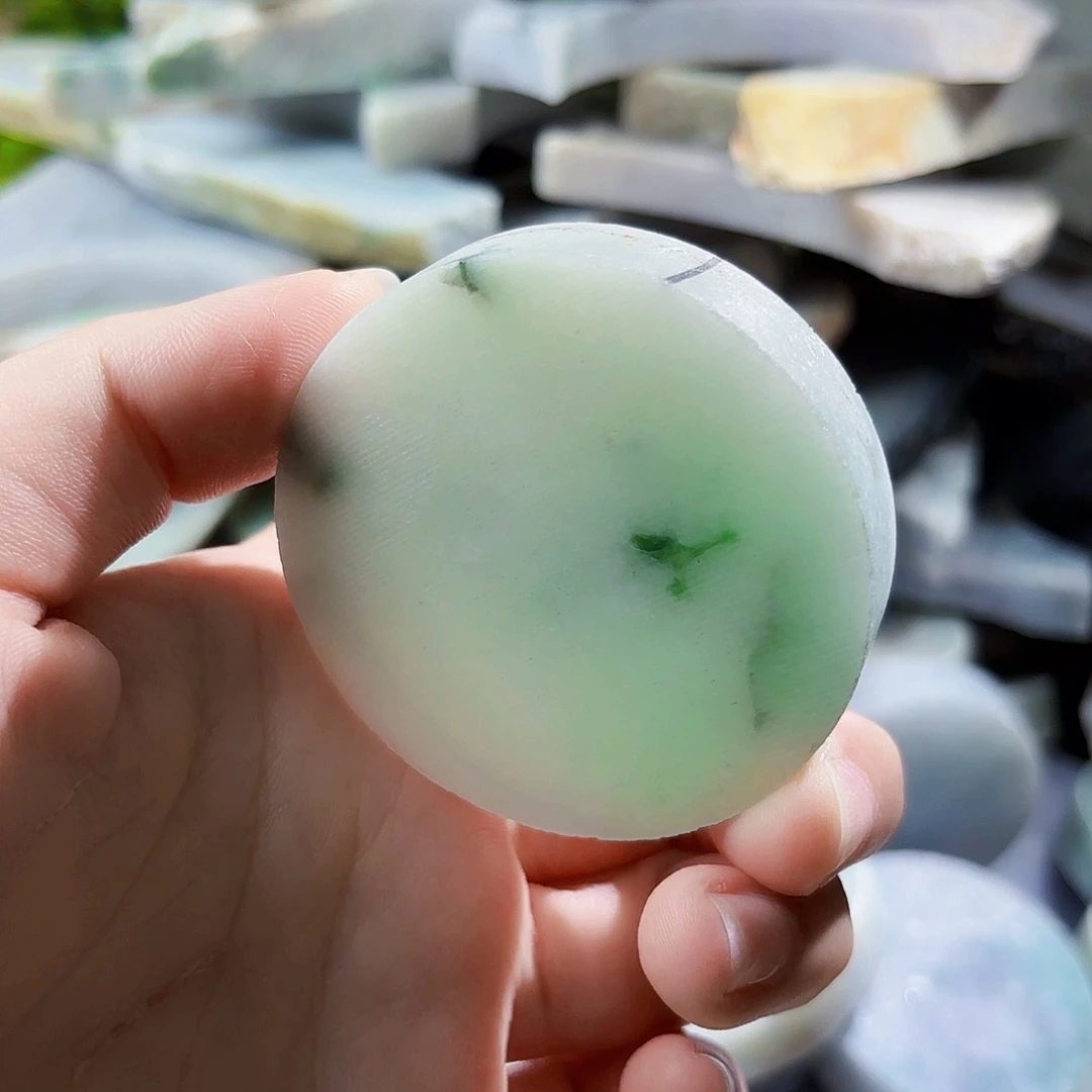 翡翠未镶嵌颈饰翡翠A货丹