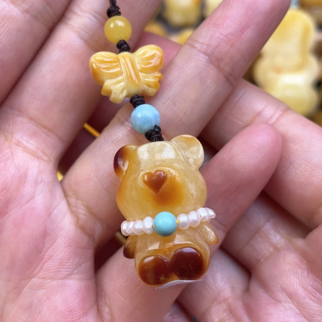 未镶嵌琥珀裸石蜜蜡