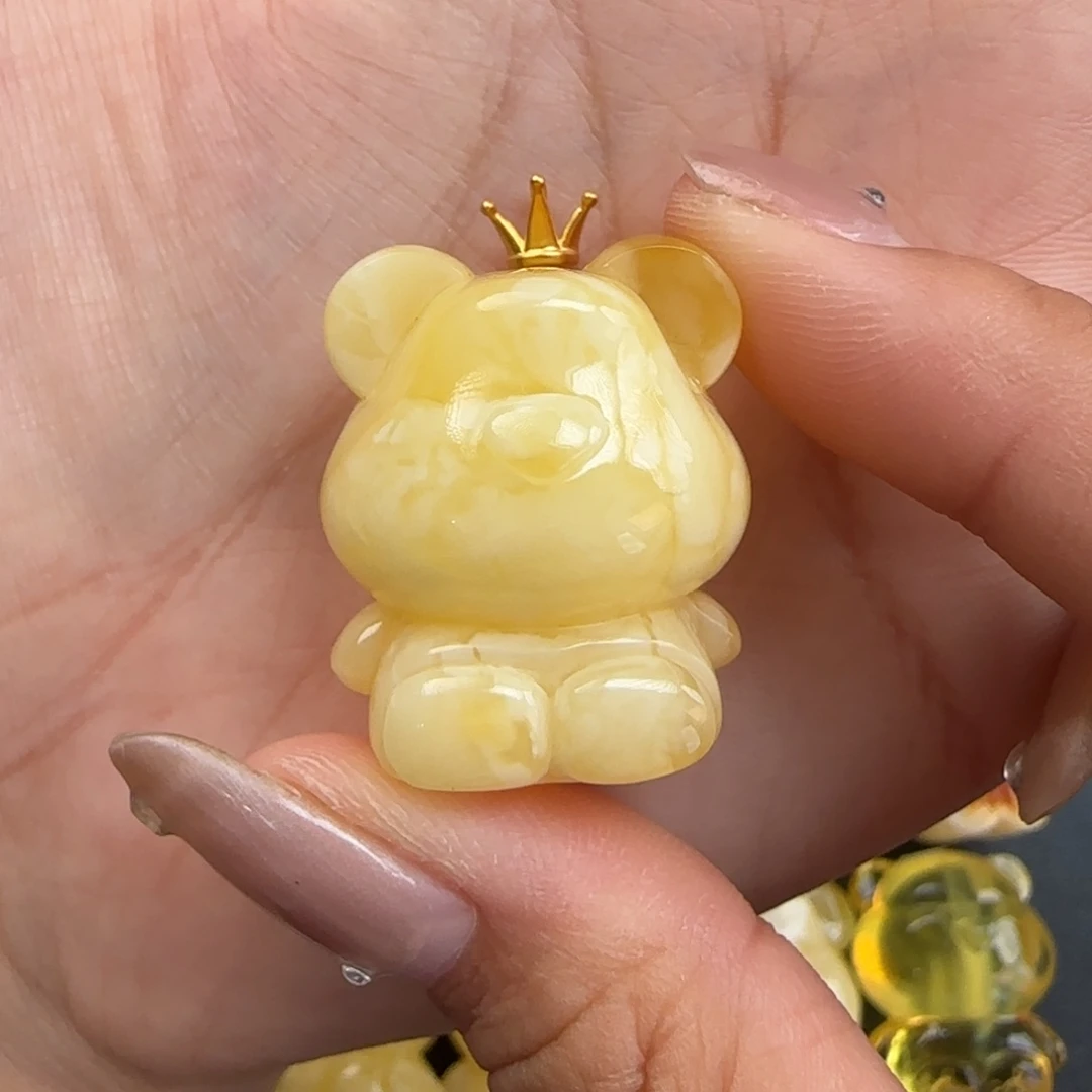 未镶嵌琥珀珠宝奇石许****团蜜蜡