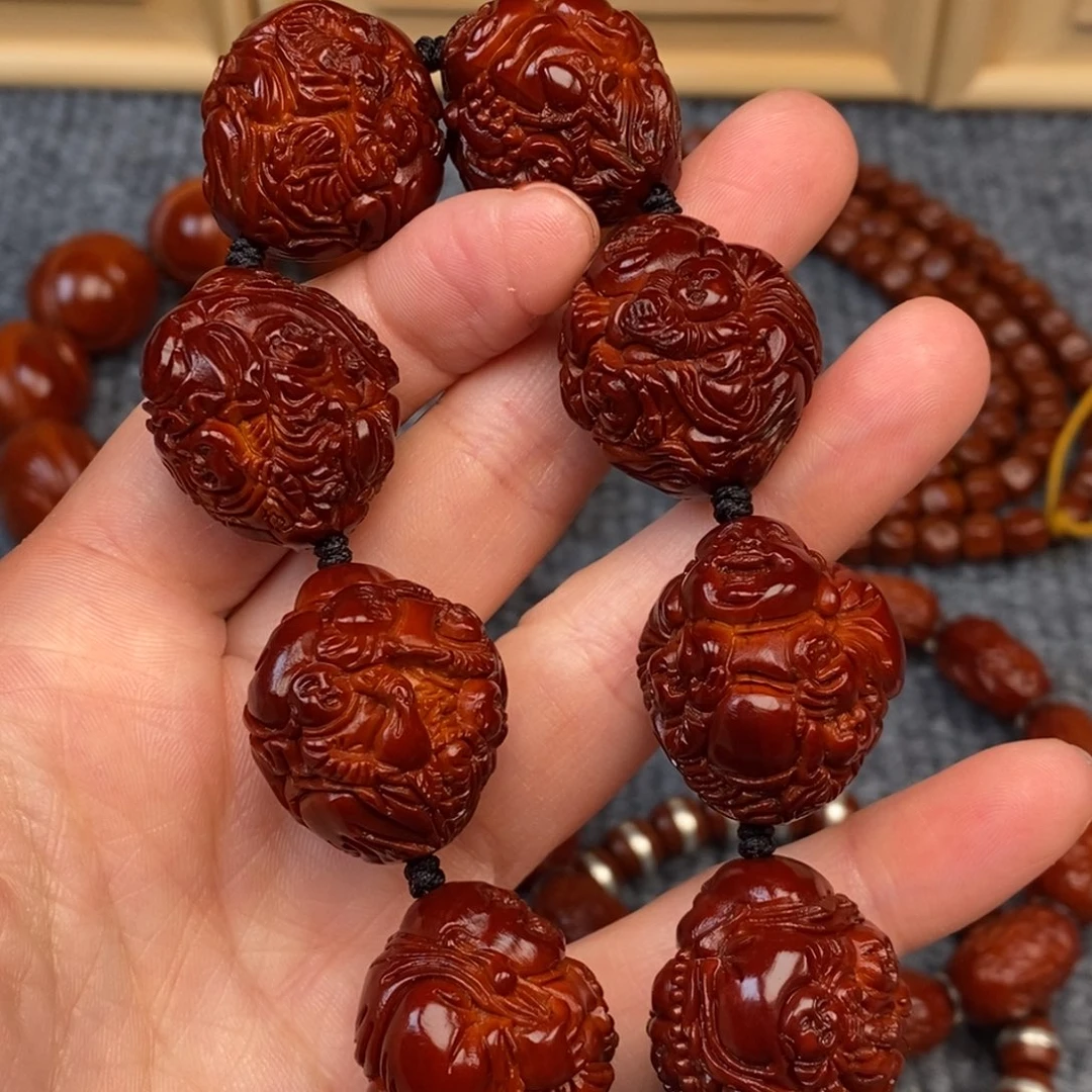 橄榄核手串/手链童子弥勒