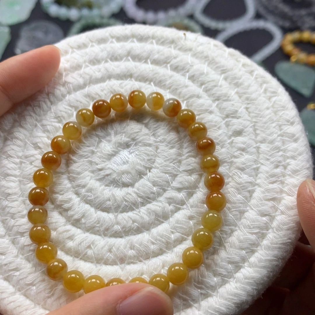 翡翠未镶嵌颈饰手串