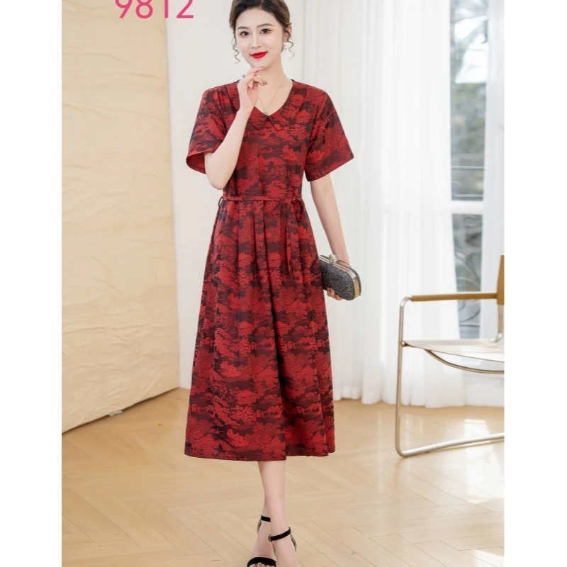 1-9812-33新款时尚休闲连衣裙