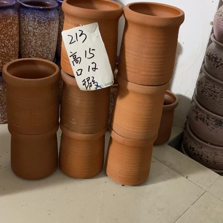 粗陶红陶绿植花盆213