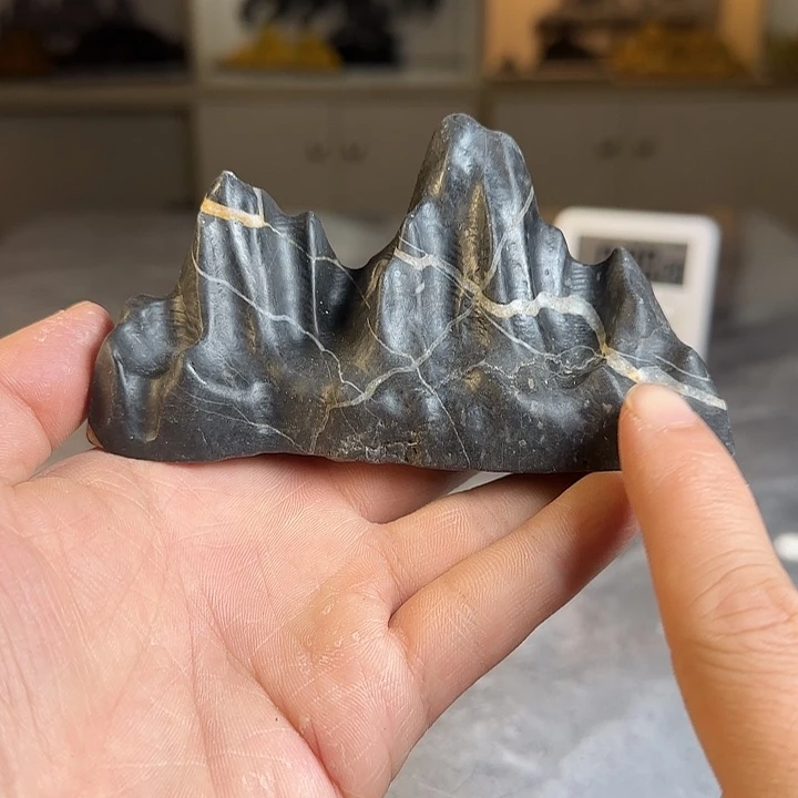 奇石茶宠鱼缸文房摆件