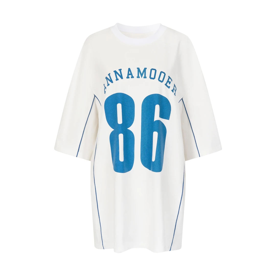 ANNAMOOER 幸运数字短袖T恤1249T