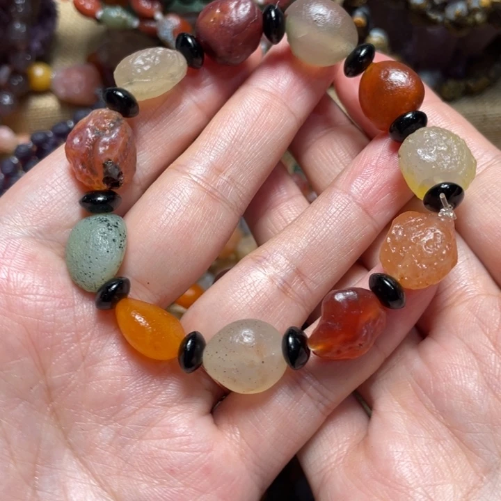 玛瑙/玉髓合金手链