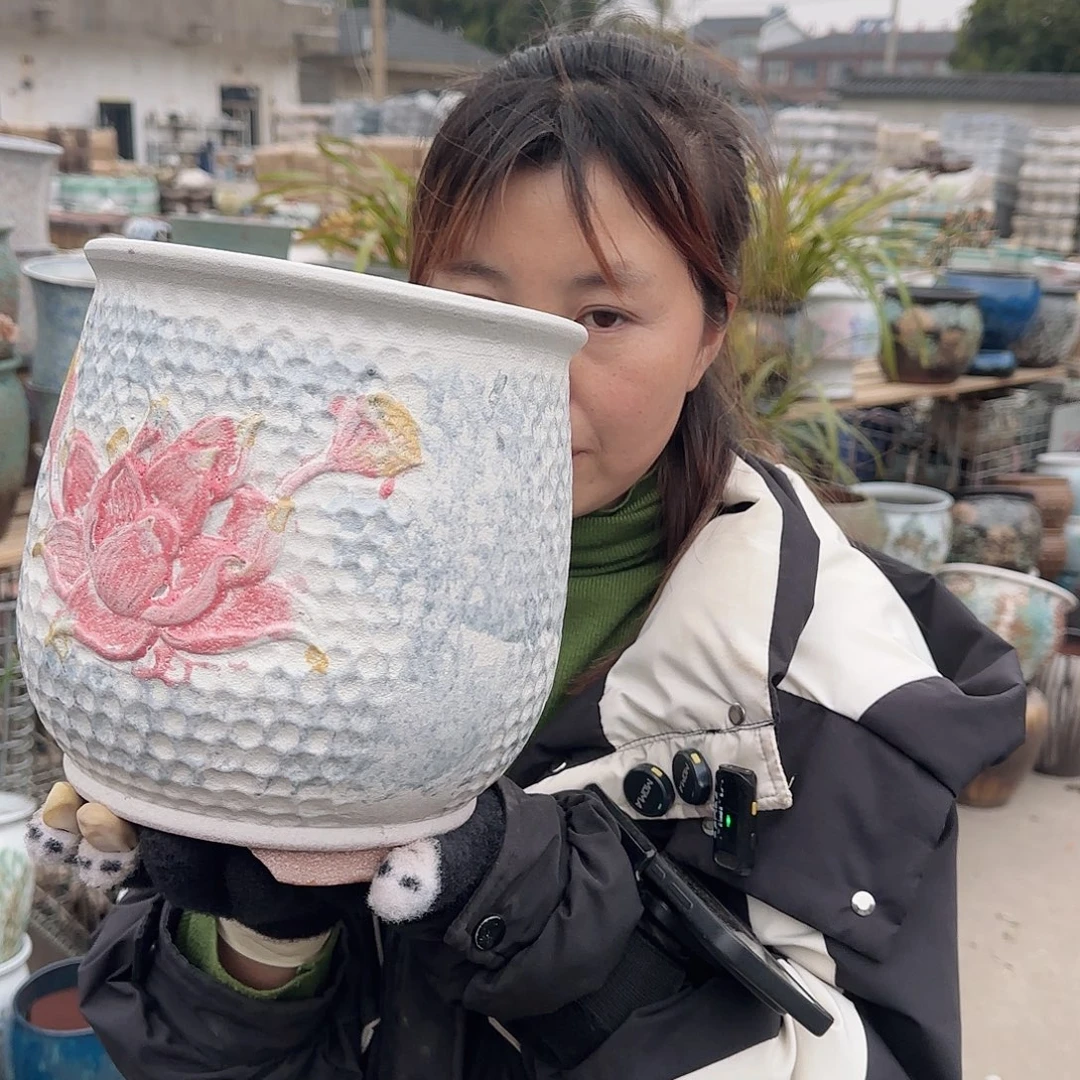 王嫂花盆1223-142高22口19