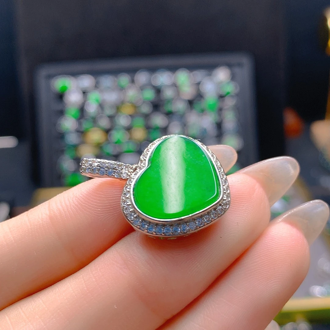 未镶嵌戒指翡翠天然翡翠