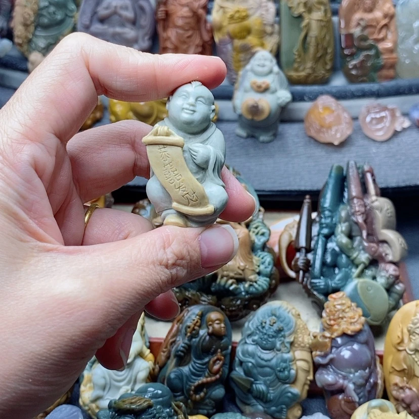 【闪购商品】定制石英质玉手把件未镶嵌