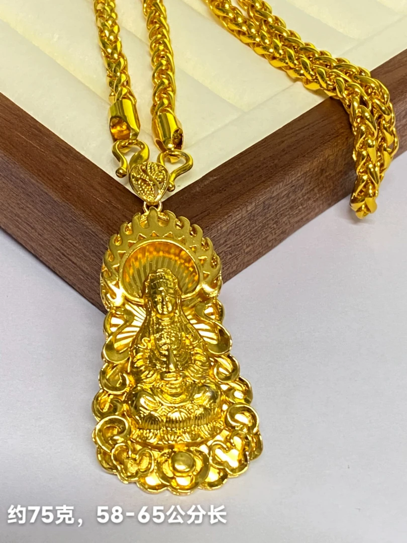 合金项链【春节不打烊】【肖邦项链观音吊坠】霸气高端套组 福利1