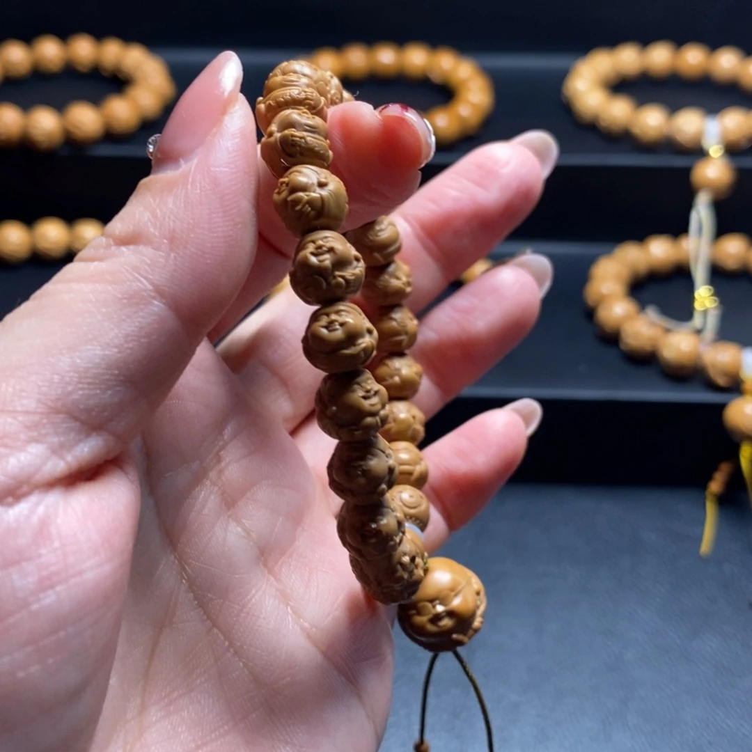 猴头核桃手串暴富财神0.8+9+