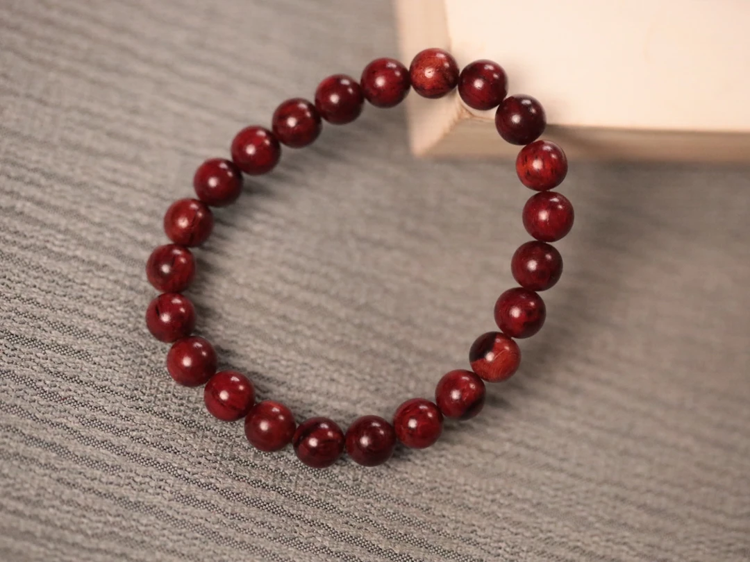 降真香 红降8mm单圈手串【素串】-399