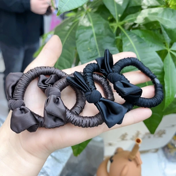 N142高货小蝴蝶结发绳到手4根