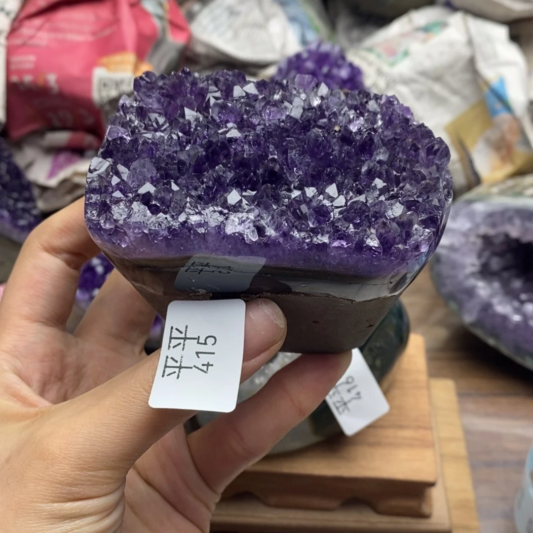 紫晶珠宝半成品未镶嵌