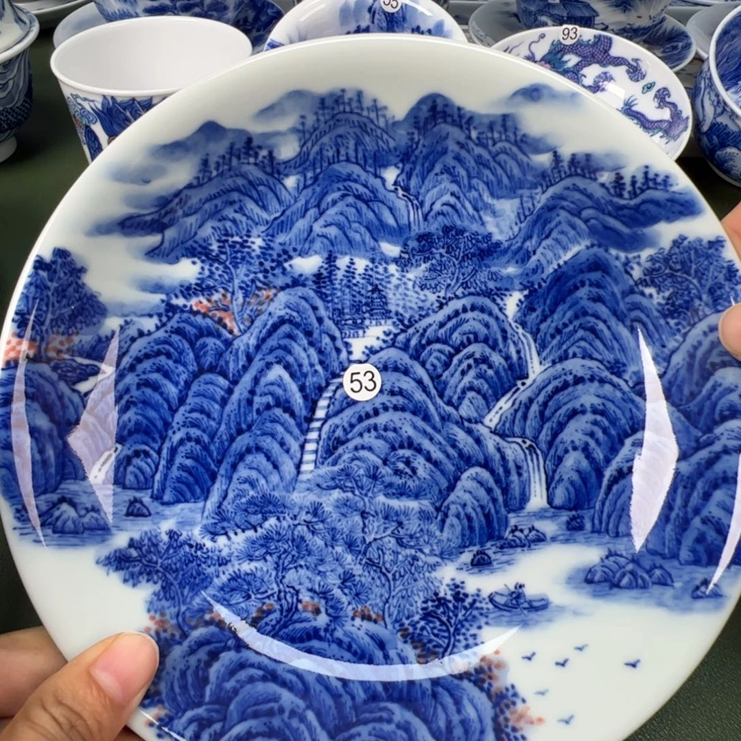 景德镇纯手工纯手绘茶具木木53