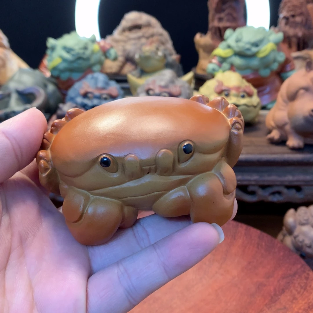 紫砂茶宠赵永辉老师面包蟹