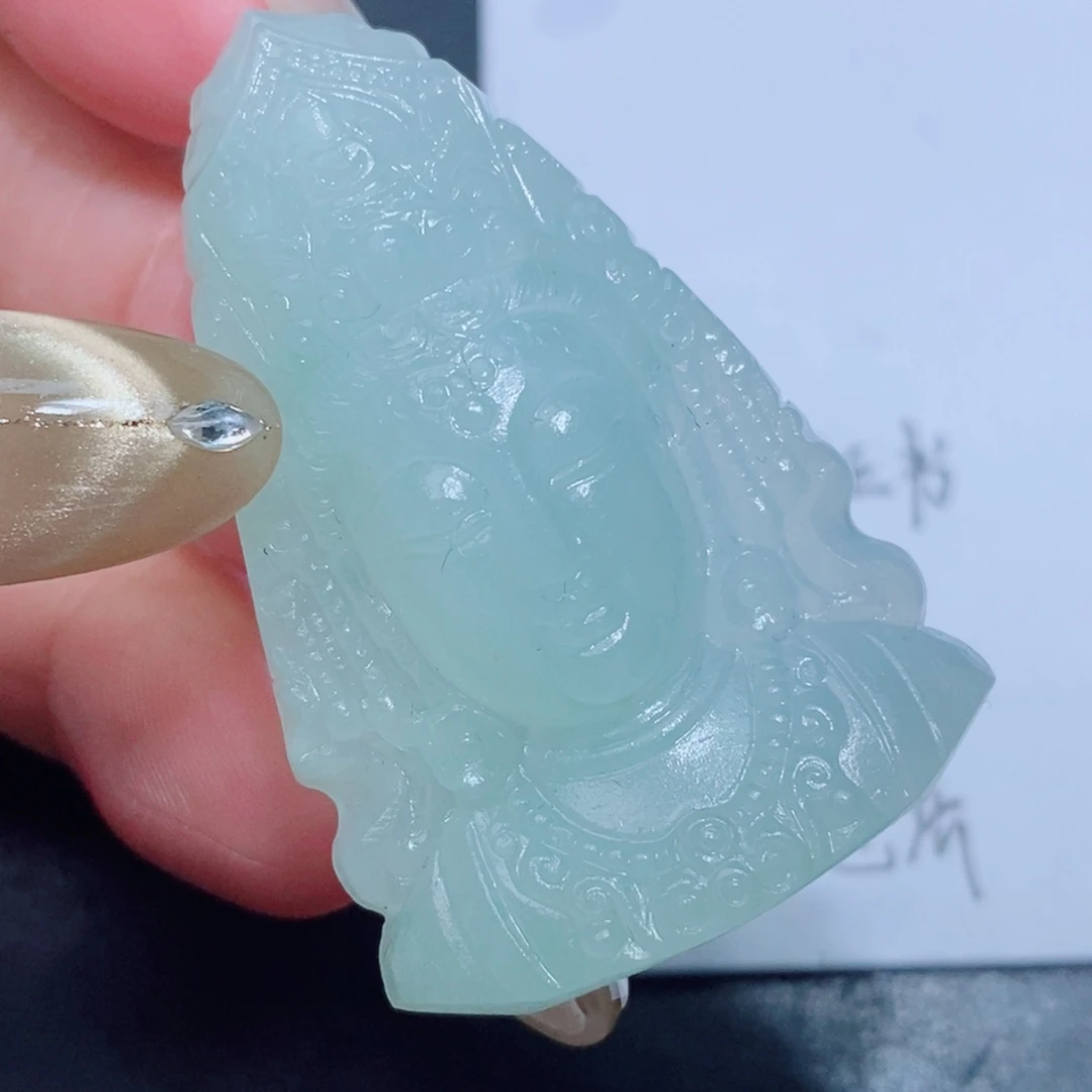 定制翡翠未镶嵌翡翠定制吊坠