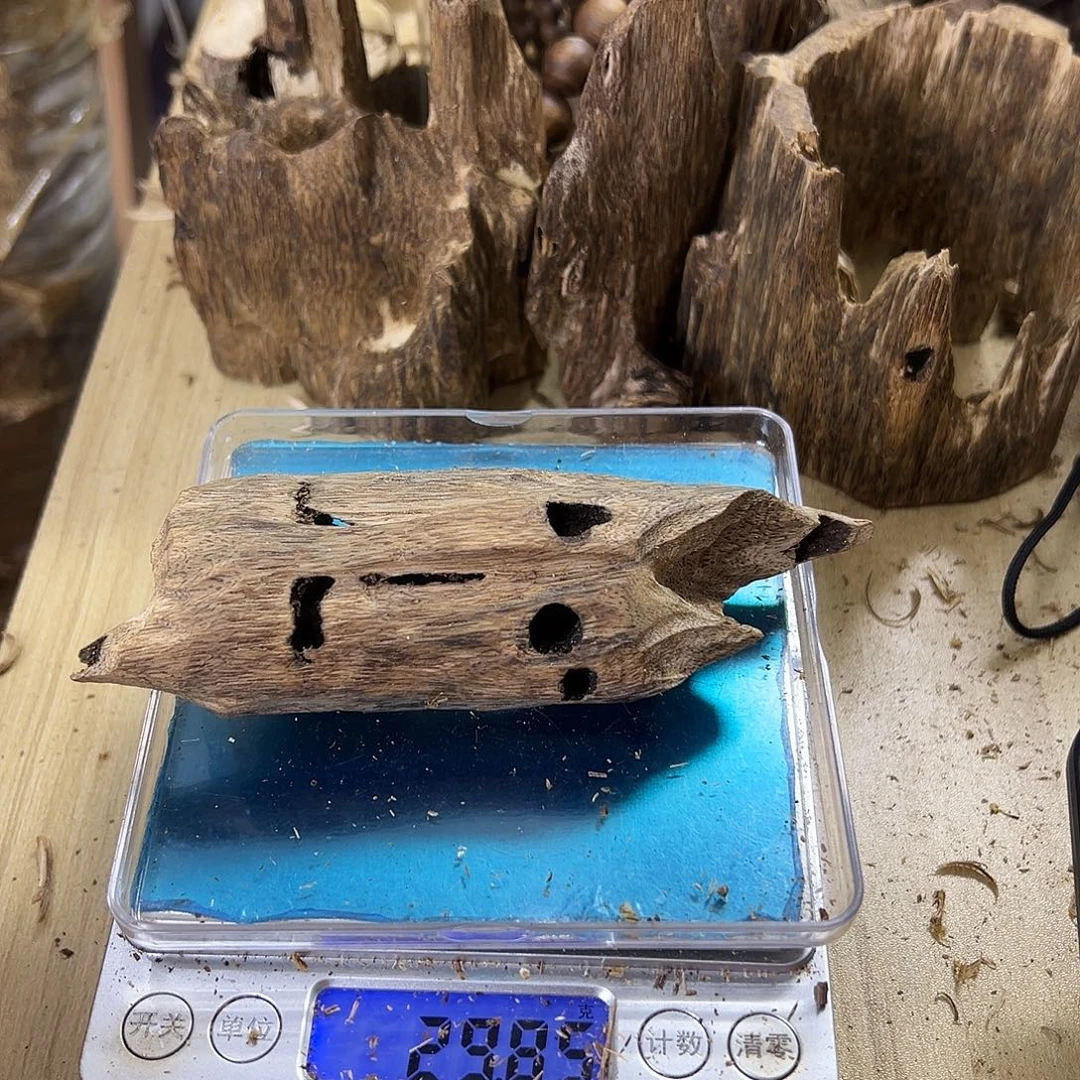 香料绿奇楠虫漏29克乌身