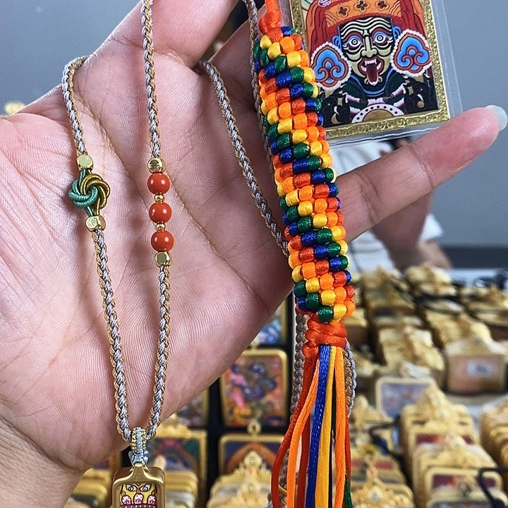 吊坠手绘唐卡扎基拉姆