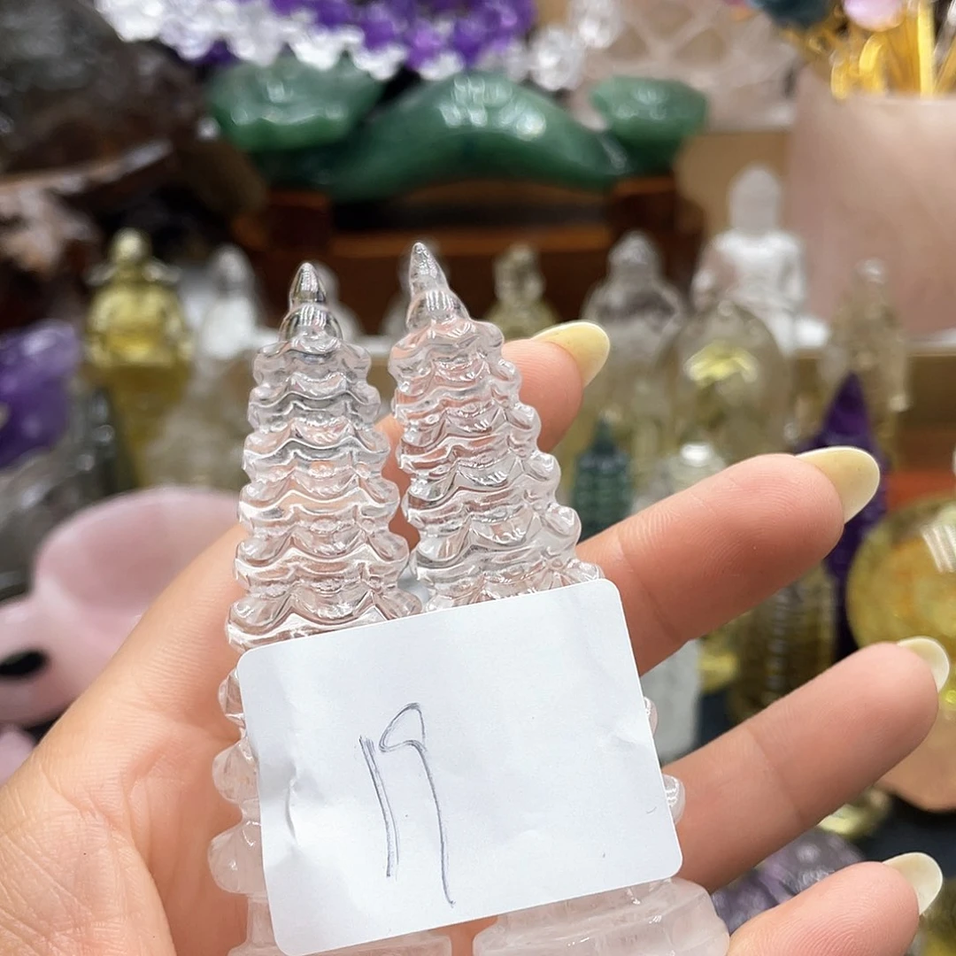摆件未镶嵌水晶天**宝摆件