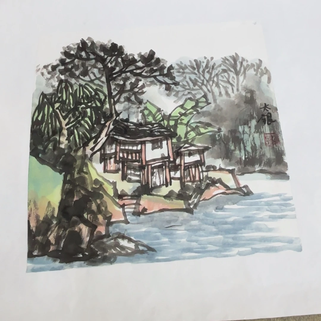 国画国画田太银老师作品刘
