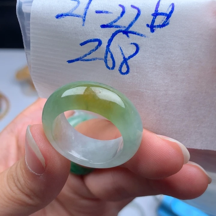 未镶嵌戒指翡翠戒圈
