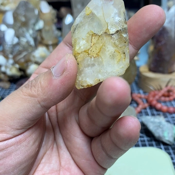 水晶水晶柱未镶嵌
