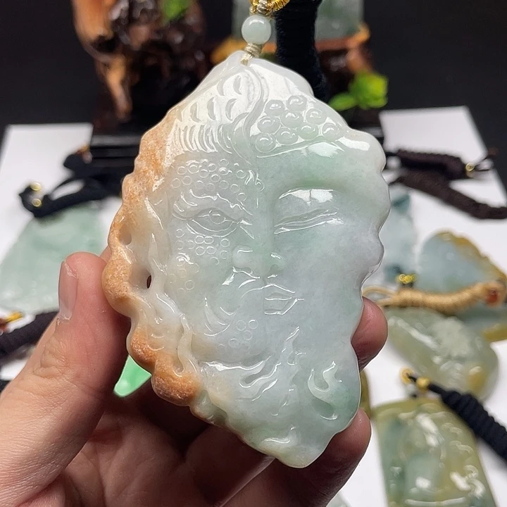 翡翠未镶嵌颈饰吊坠