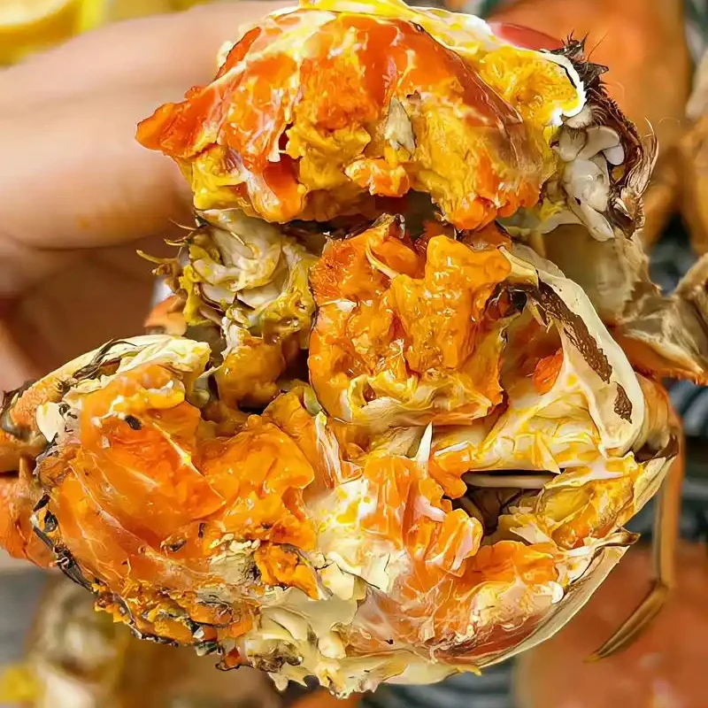 「鲜活大闸蟹」（母蟹）10只装（2两左右/只）赠送蟹醋