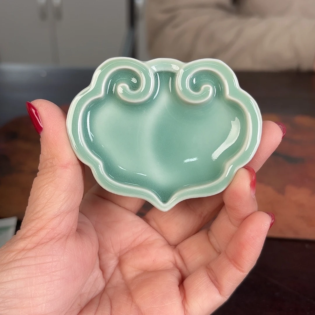 龙泉云间青瓷小米茶器