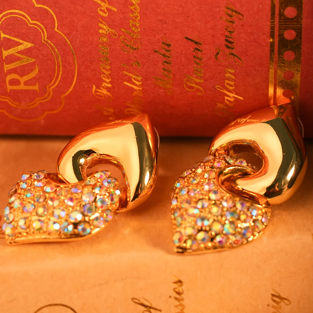 铜合金耳饰 【8553】耳钉简约气质复古精致小众优雅