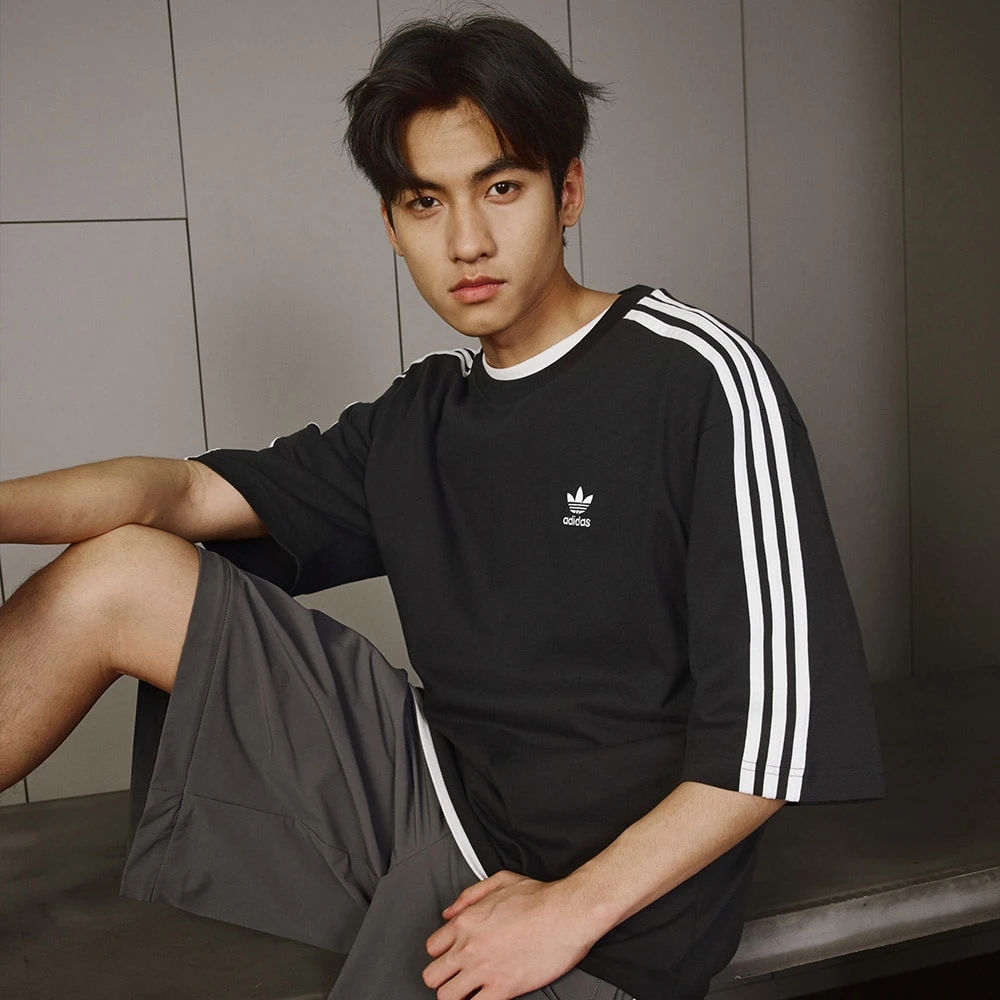 Adidas阿迪达斯三叶草【官方正品】男子复古运动休闲短袖T恤IZ1832