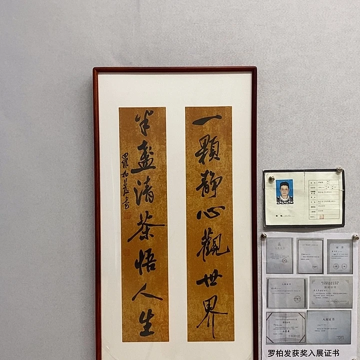书法罗柏发书法一颗静心观天下