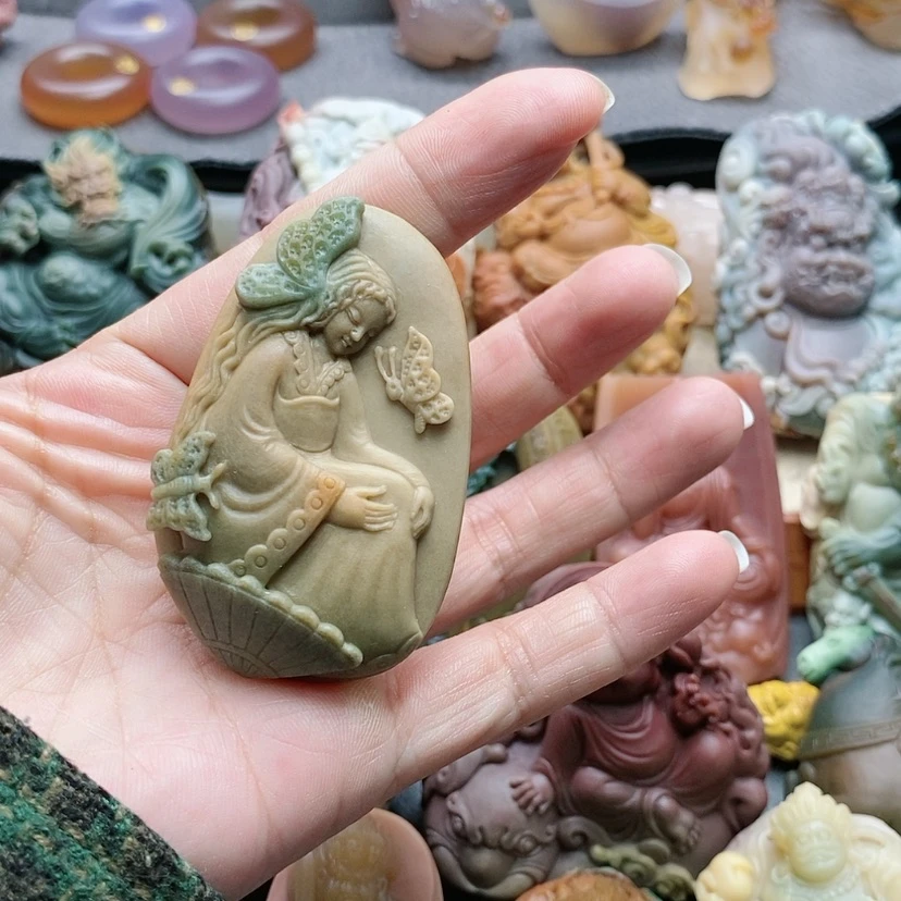 【闪购商品】未镶嵌吊坠定制石英质玉