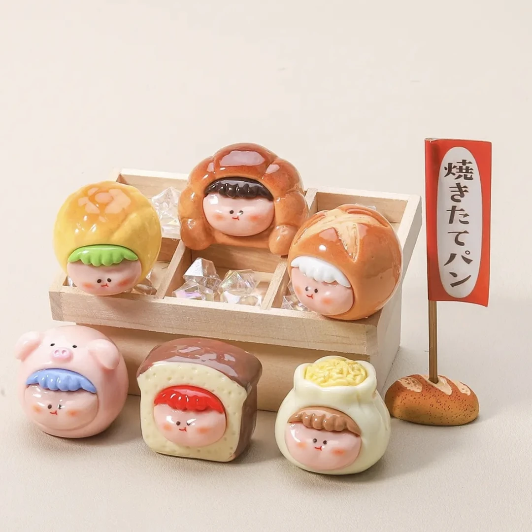 【九宫格】早餐莉莉丝萌粒 可爱树脂摆件 DIY饰品车载摆件