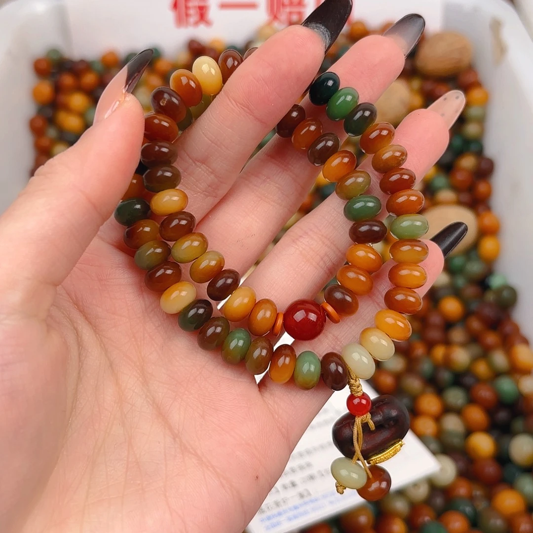 吊坠菩提根/象牙果小敦煌双圈