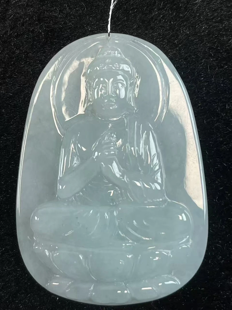 缅甸翡翠A货吊坠