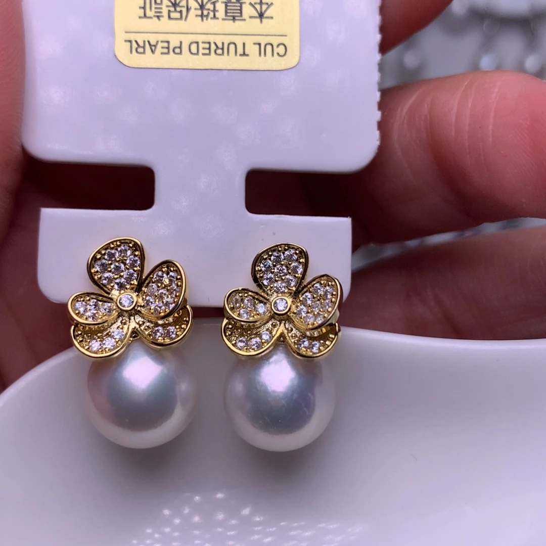 未镶嵌耳饰淡水珍珠